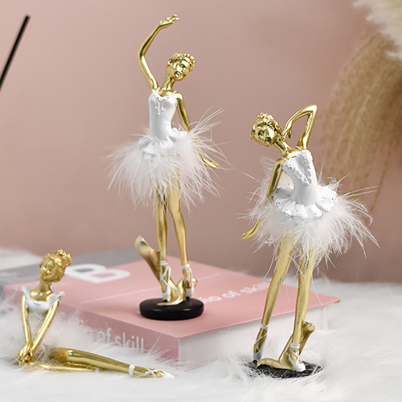 Nutcracker Figurine - European Resin Dancer Figurines Figure Sculpture