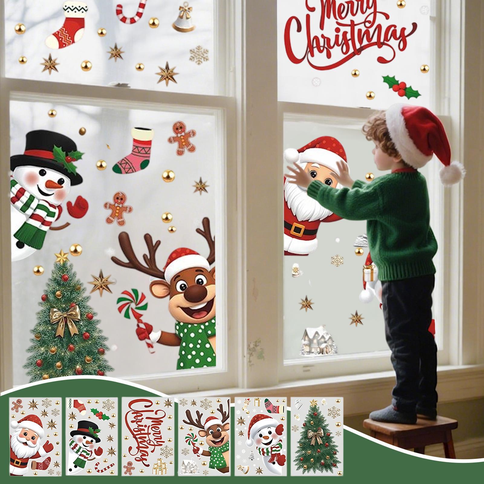 Christmas Window Decorations H - Snowflake Window Decal のレビューと価格