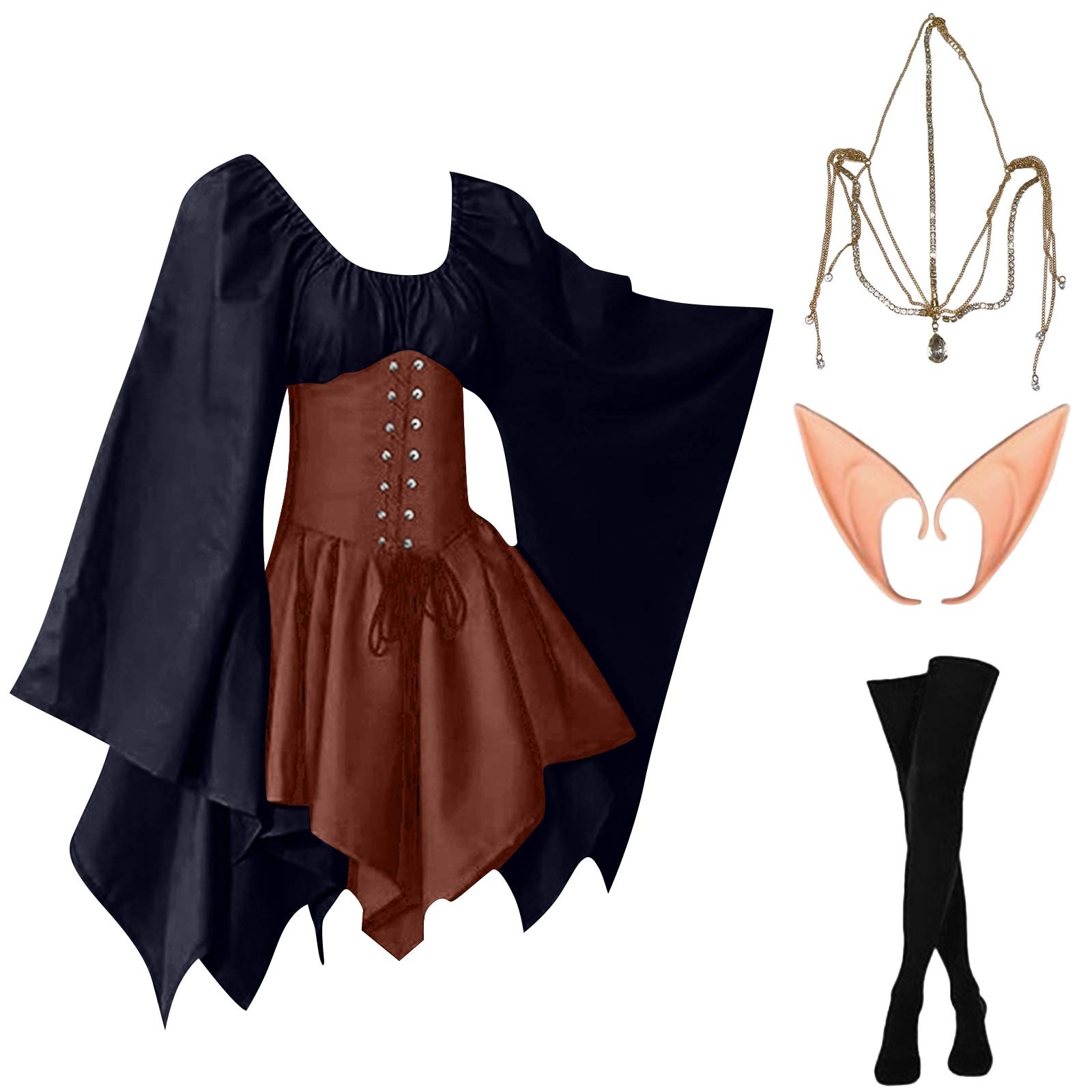 Halloween Cosplay Palace Victo - Elf Costume Christmas のレビューと価格