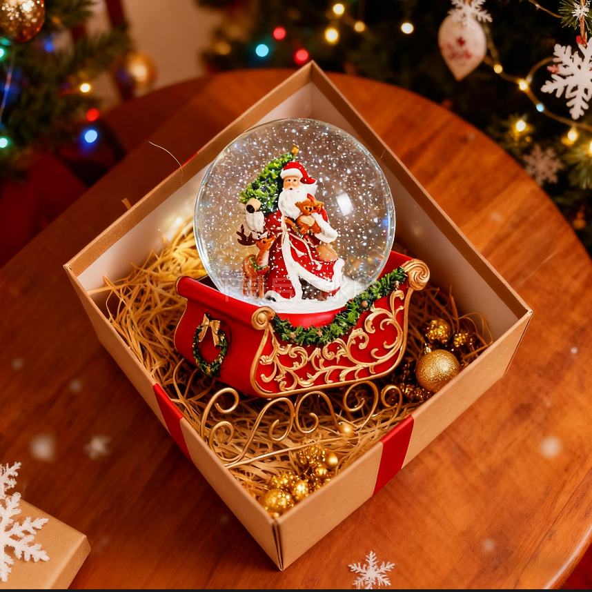 Christmas Snow Globe with Musi - Snow Globe Musical のレビューと価格