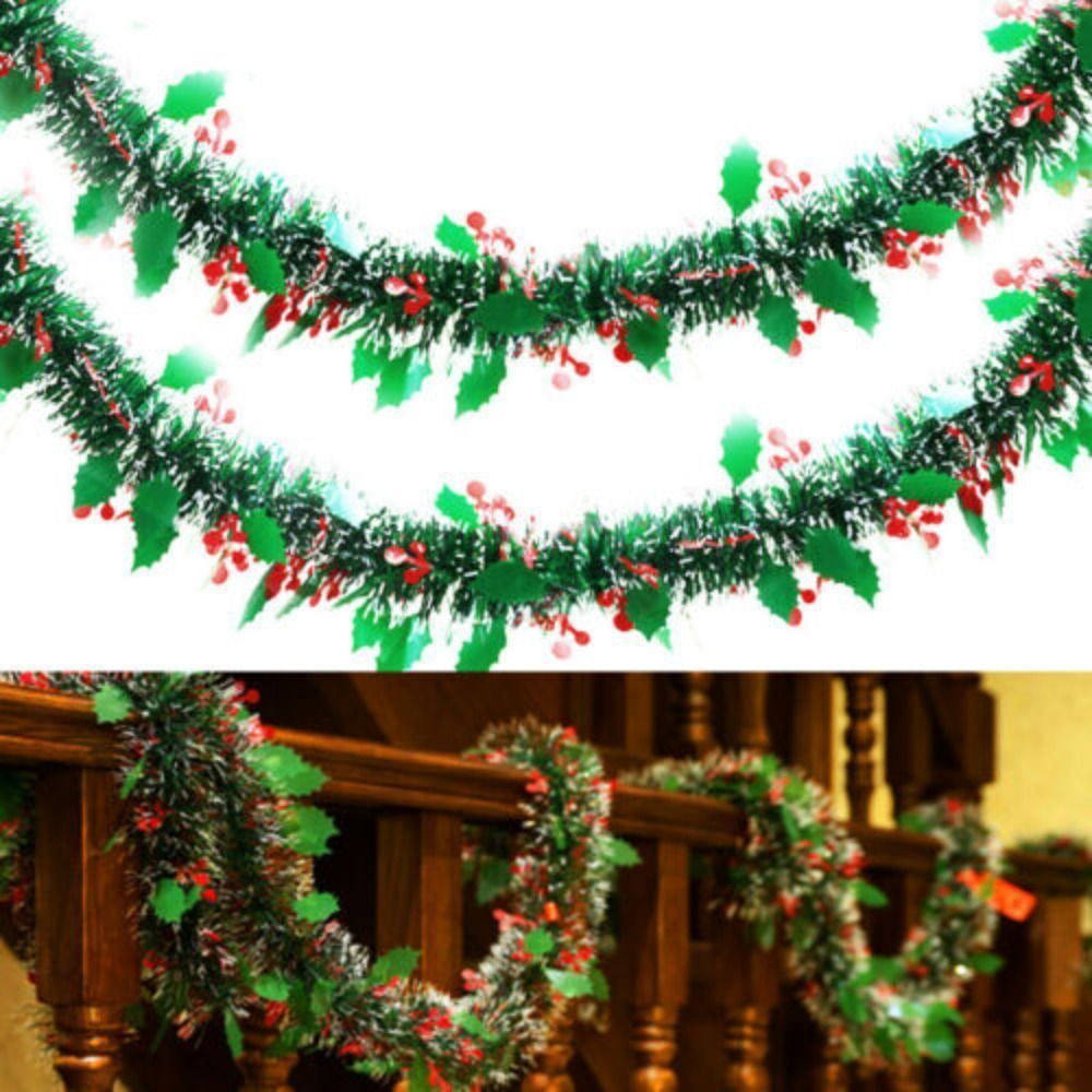 2PCS Reusable 2M Christmas Gar - Tinsel Garland Decoration のレビューと価格