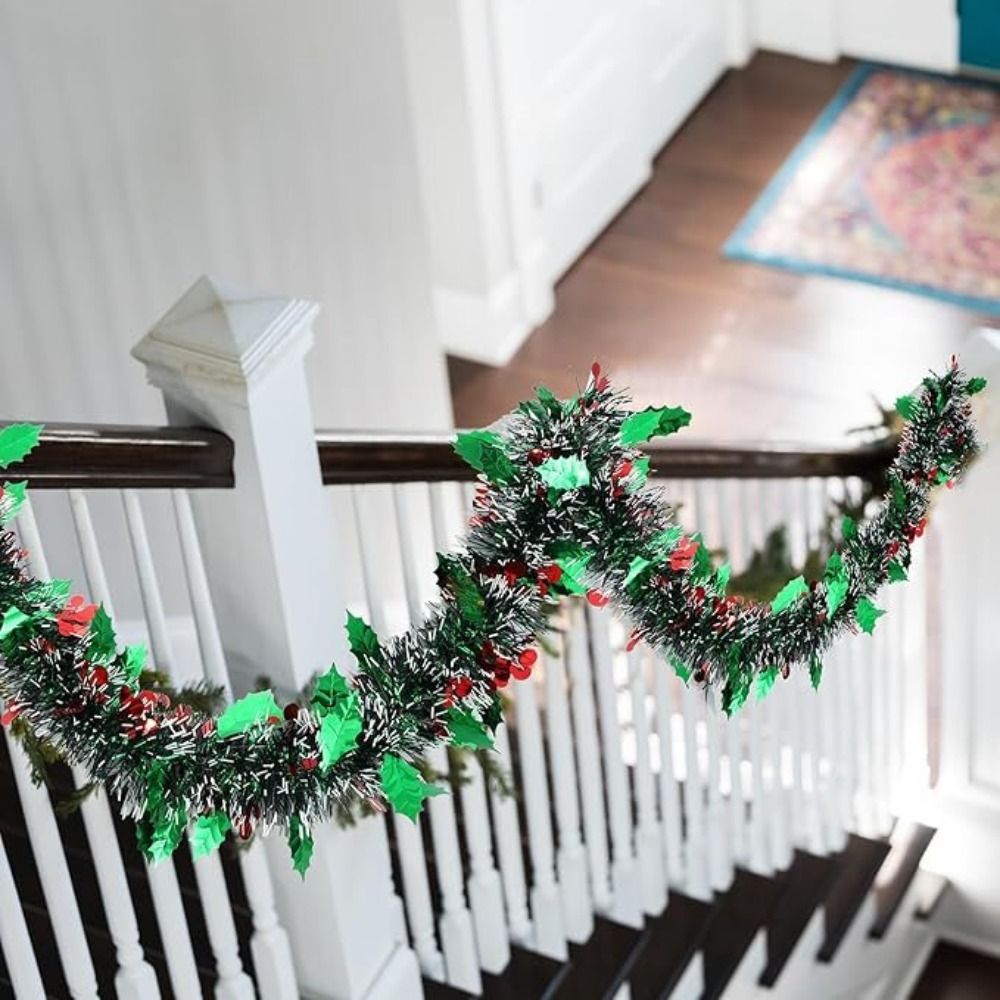 2PCS Reusable 2M Christmas Gar - Tinsel Garland Decoration のレビューと価格