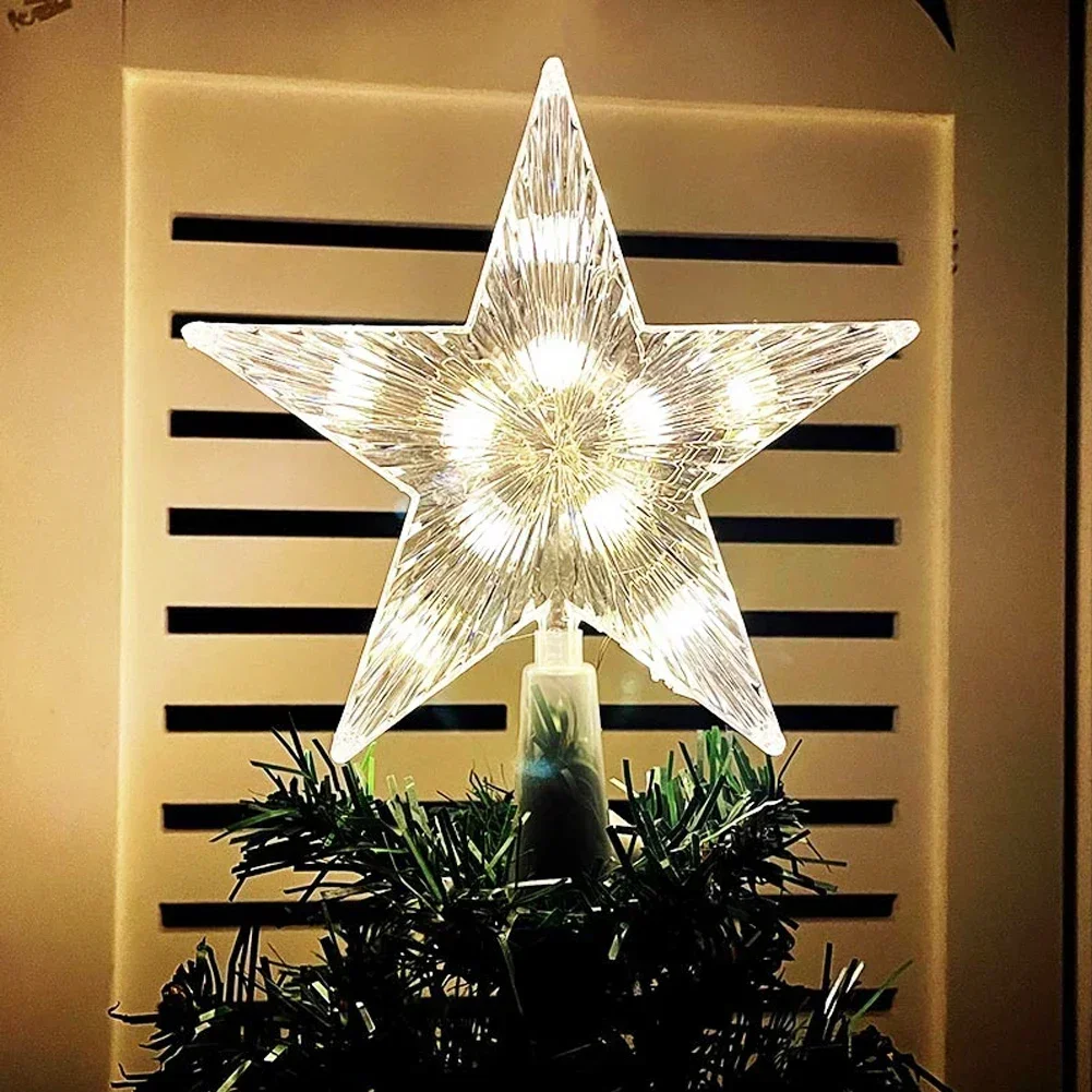 15CM LED Christmas Tree Orname - Star Tree Topper のレビューと価格