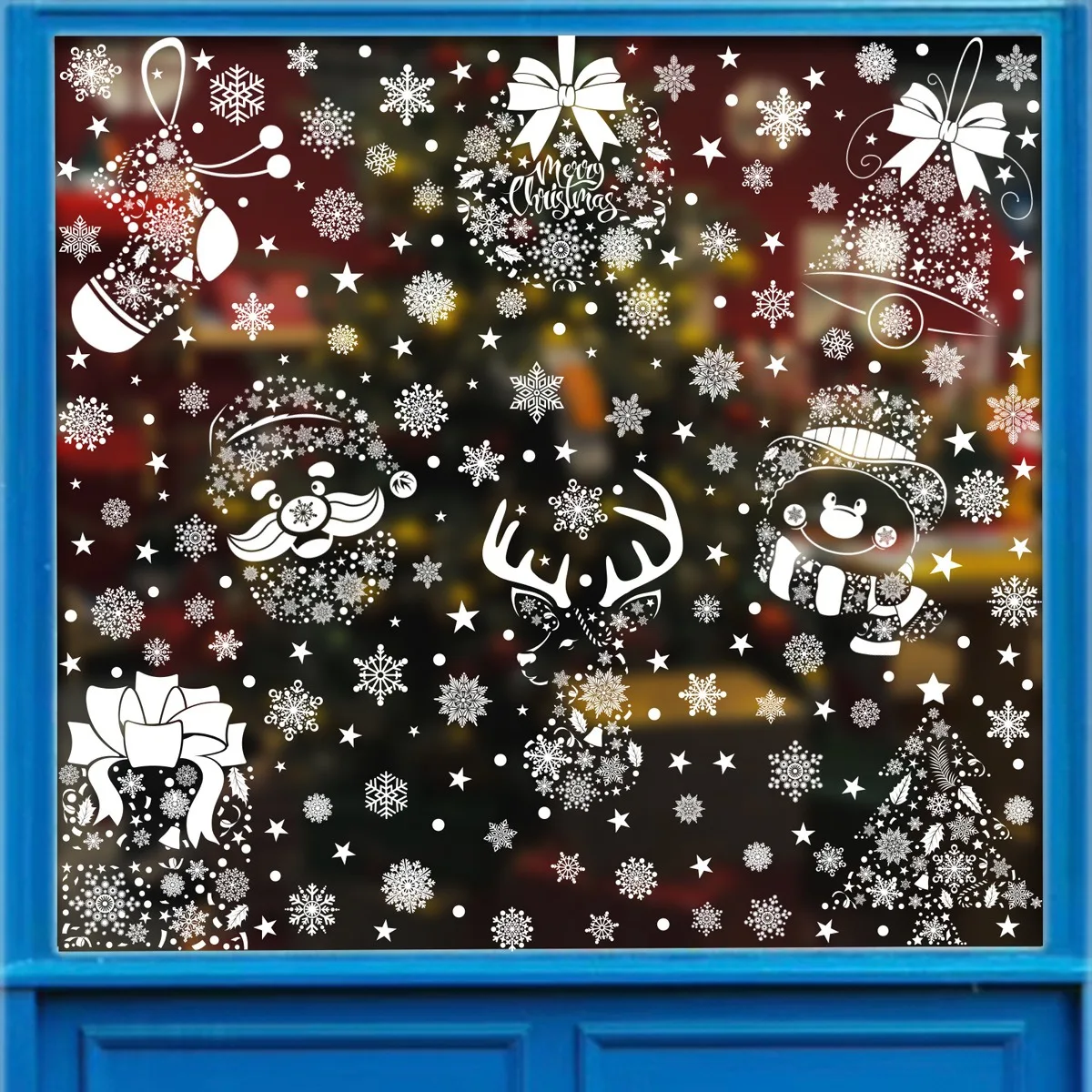 Christmas Wall Sticker Snowfla - Snowflake Window Decal のレビューと価格