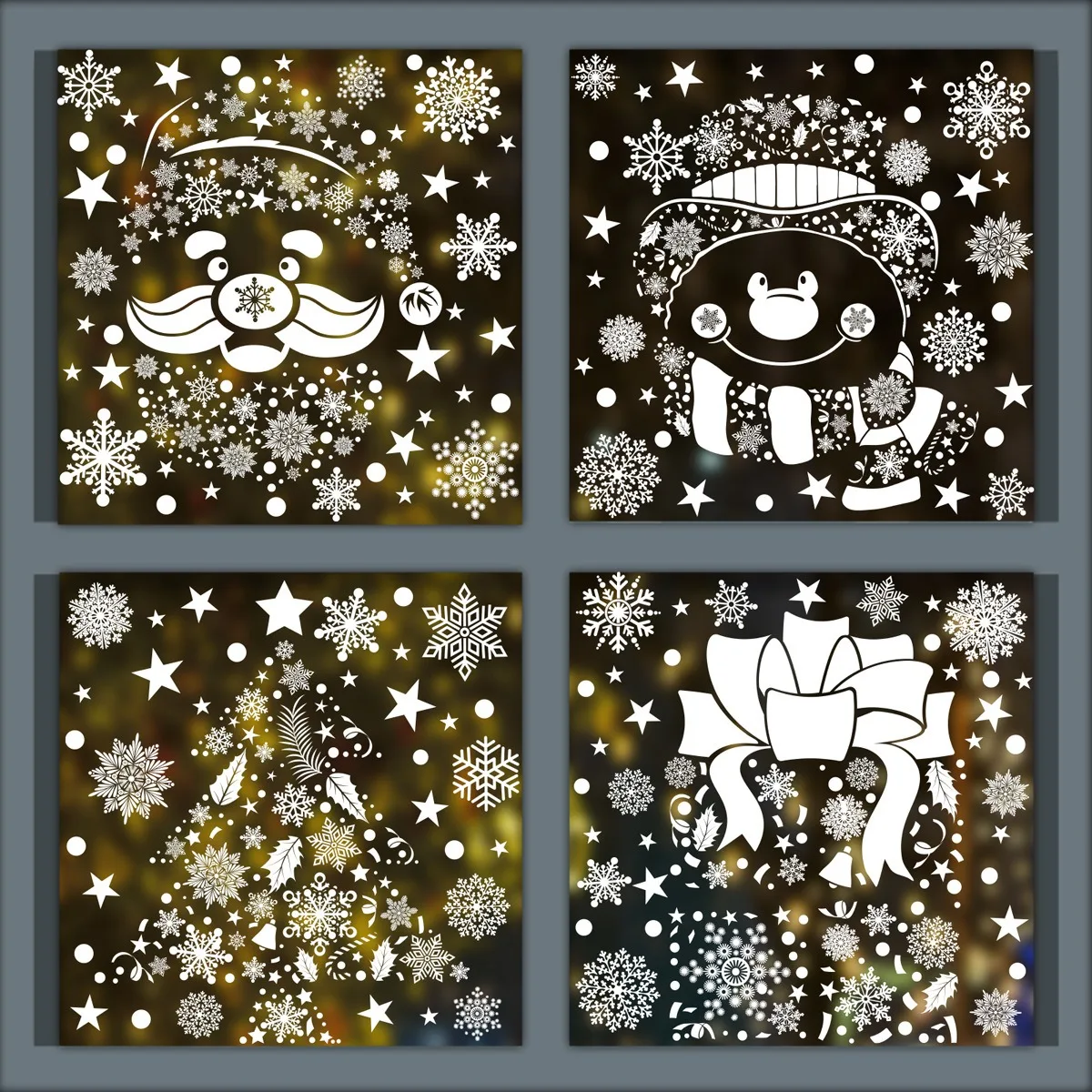 Christmas Wall Sticker Snowfla - Snowflake Window Decal のレビューと価格