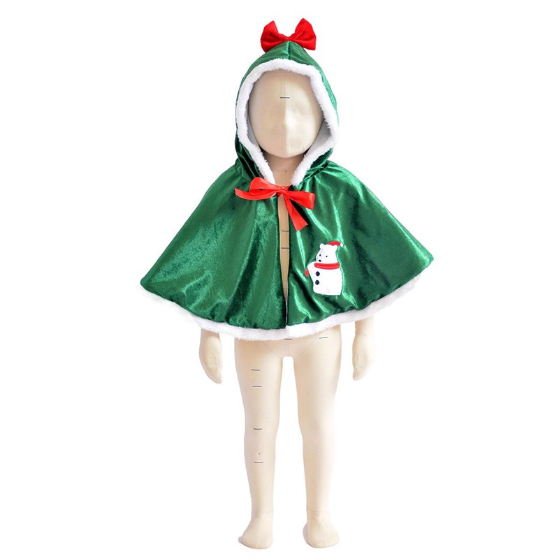 Green Elf Christmas Hooded Pon - Elf Costume Christmas のレビューと価格