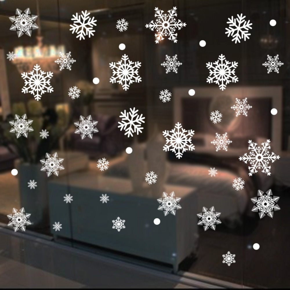 30pcs PVC Christmas Snowflakes - Snowflake Window Decal のレビューと価格
