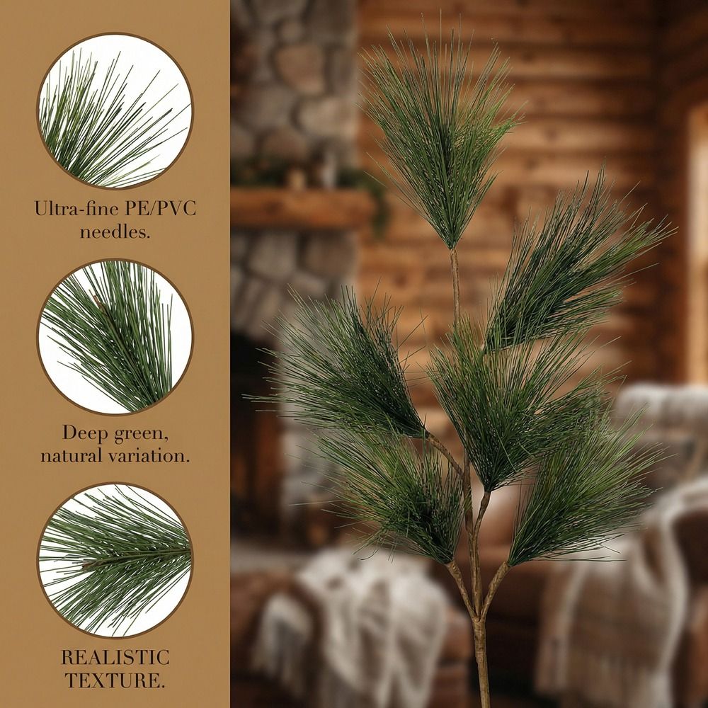 Realistic Artificial Pine Bran - Christmas Tree Artificial のレビューと価格