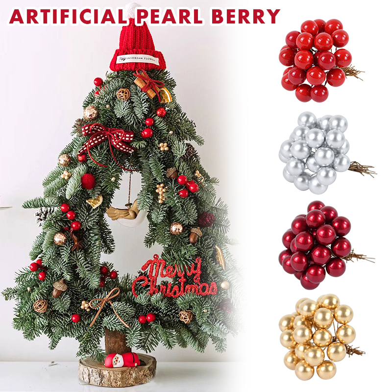 100/200pcs Pearl Stamens Mini  - Christmas Wreath Fake のレビューと価格