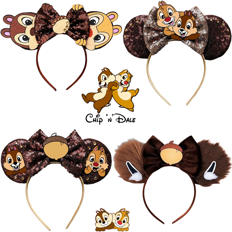 Disney Chip 'n' Dale Headbands - Ribbon Bow Gift のレビューと価格