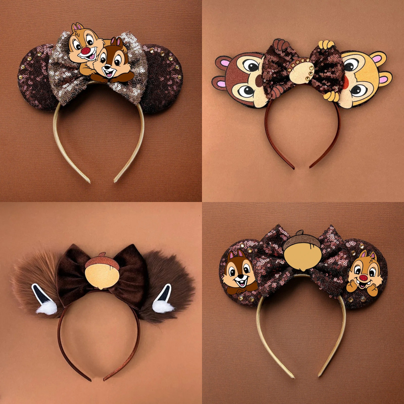 Disney Chip 'n' Dale Headbands - Ribbon Bow Gift のレビューと価格