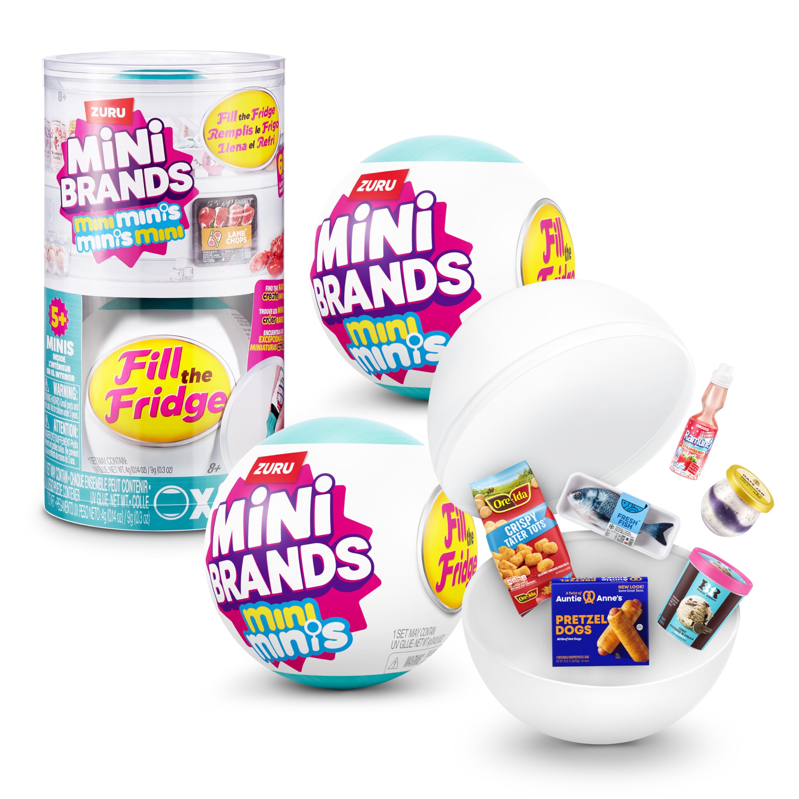 Mini Brands Fridge Mystery Bal - Ornament Ball Set のレビューと価格
