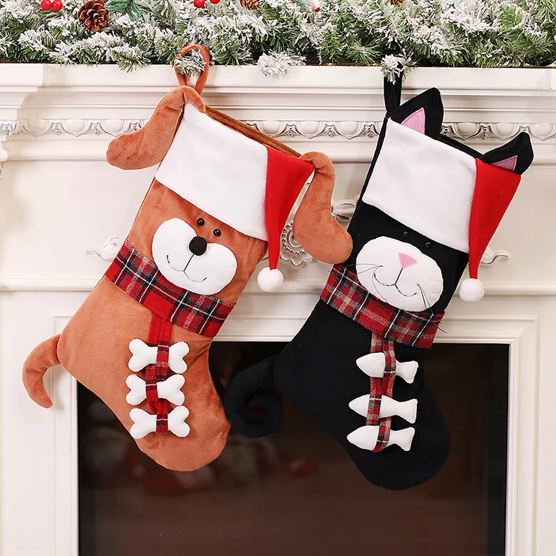 3D Animal Christmas Stockings  - Christmas Stocking Hanging のレビューと価格