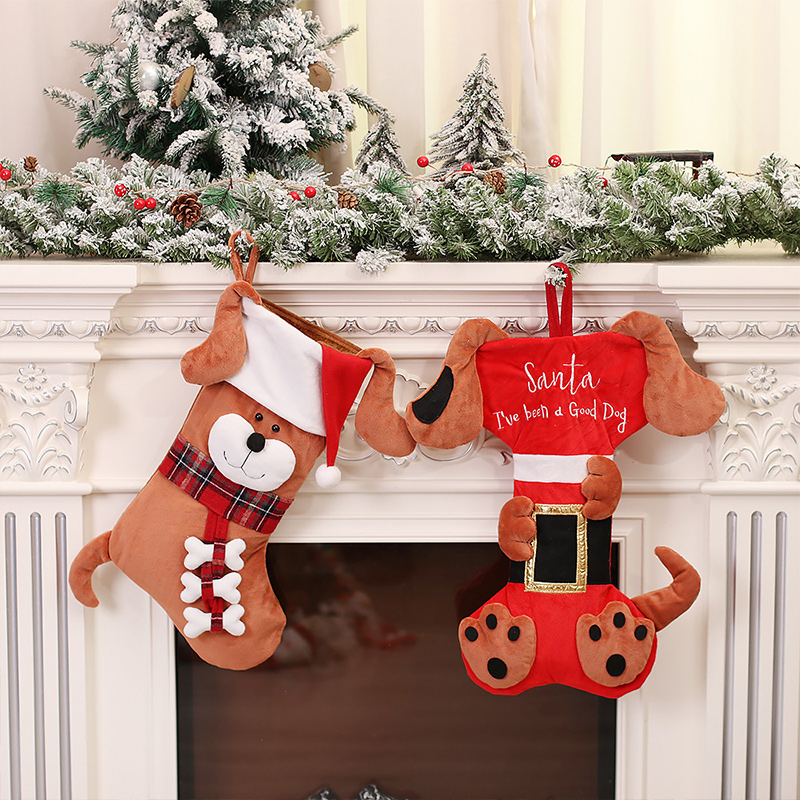 3D Animal Christmas Stockings  - Christmas Stocking Hanging のレビューと価格