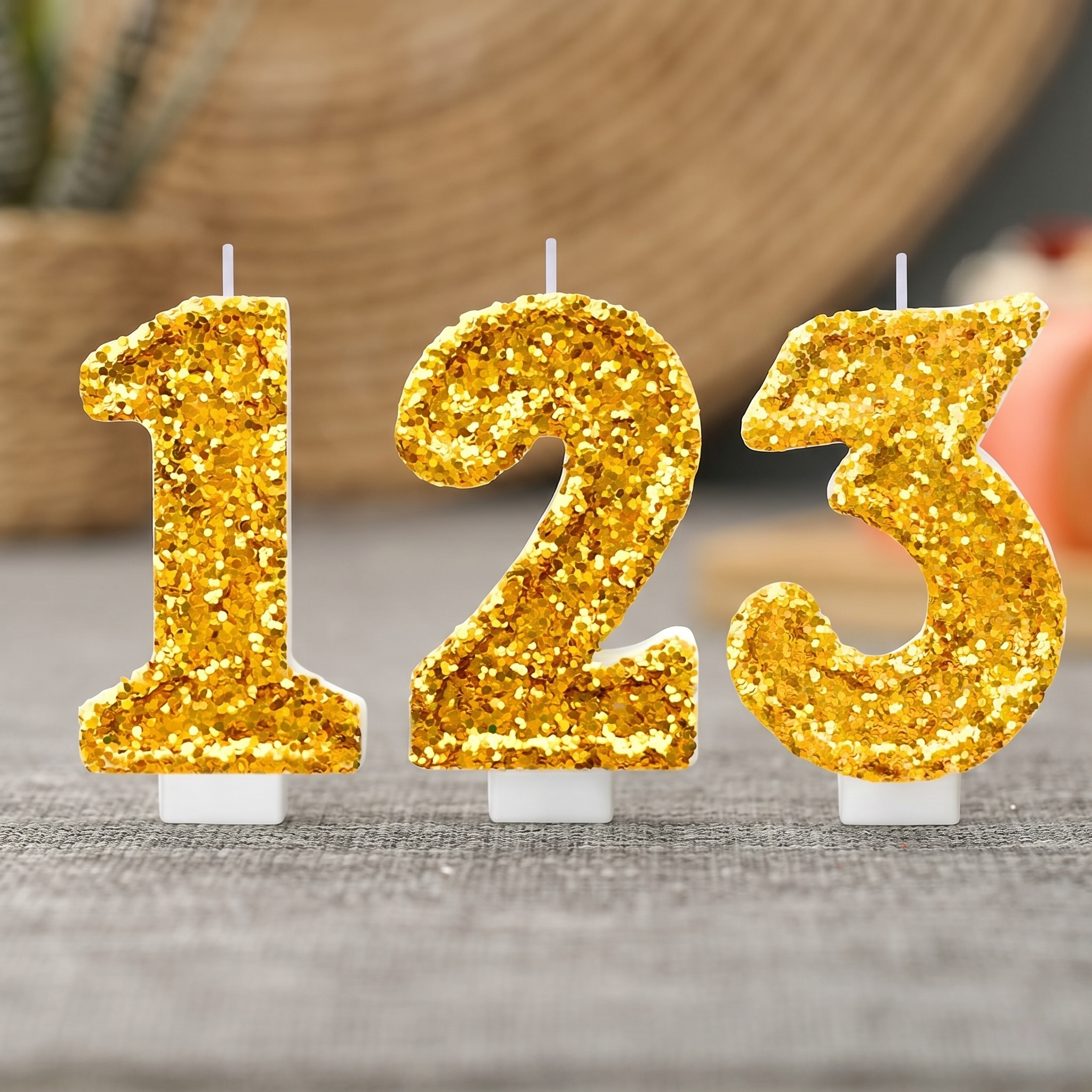 Digital Birthday Candle Gold C - Holiday Candle Set のレビューと価格