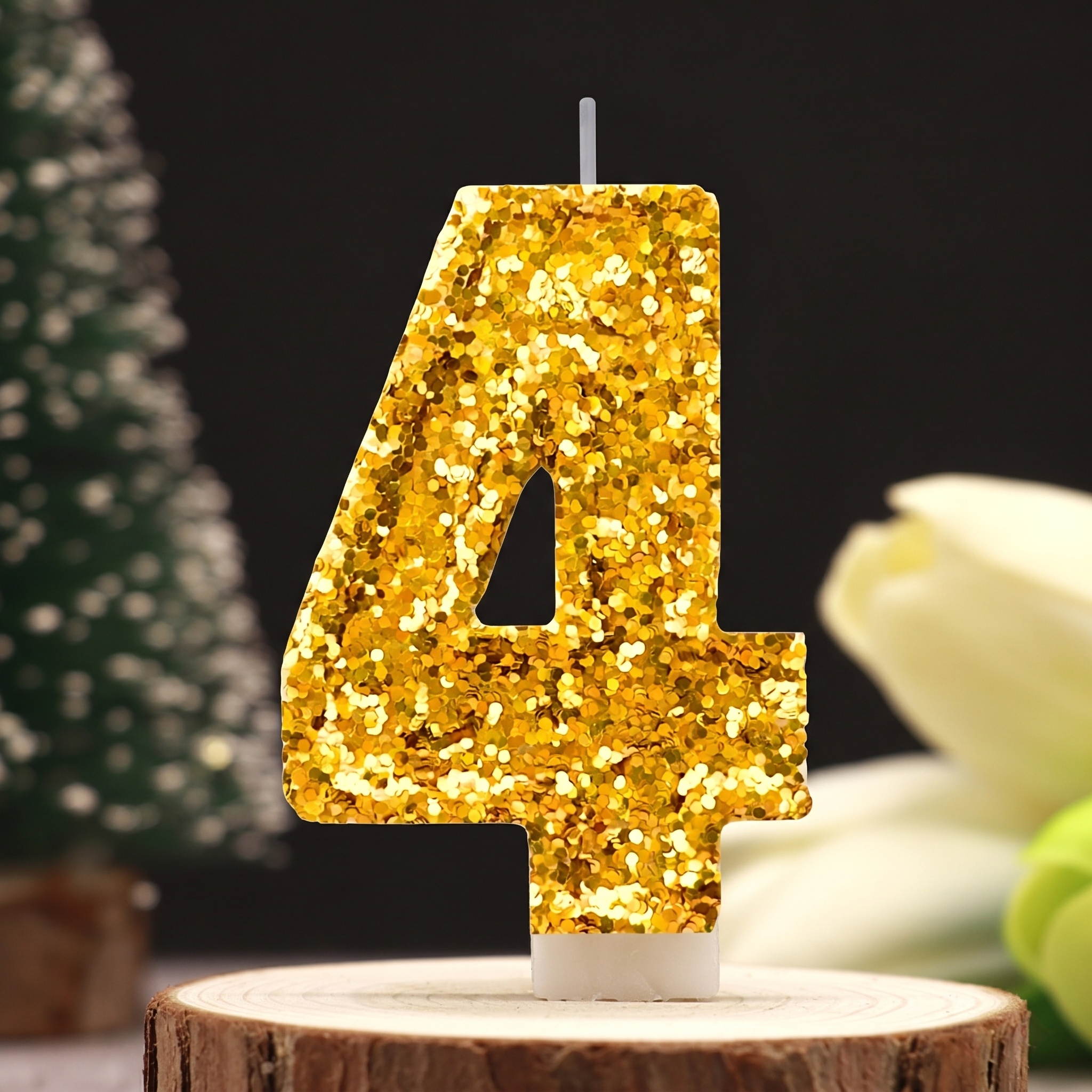 Digital Birthday Candle Gold C - Holiday Candle Set のレビューと価格