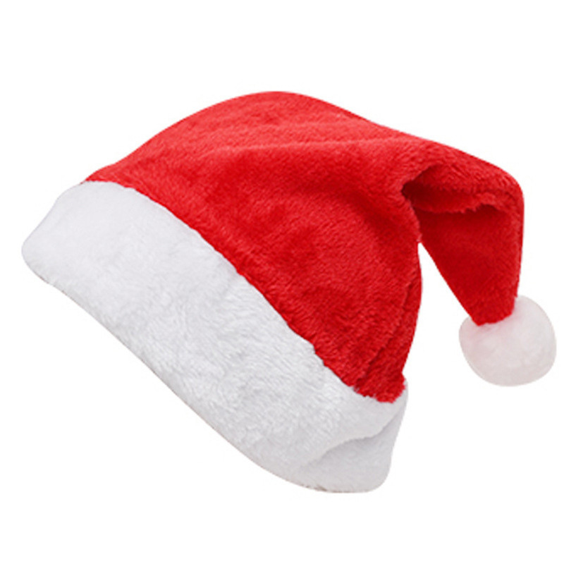 50pcs Christmas Plush Velvet H - Santa Hat Plush のレビューと価格
