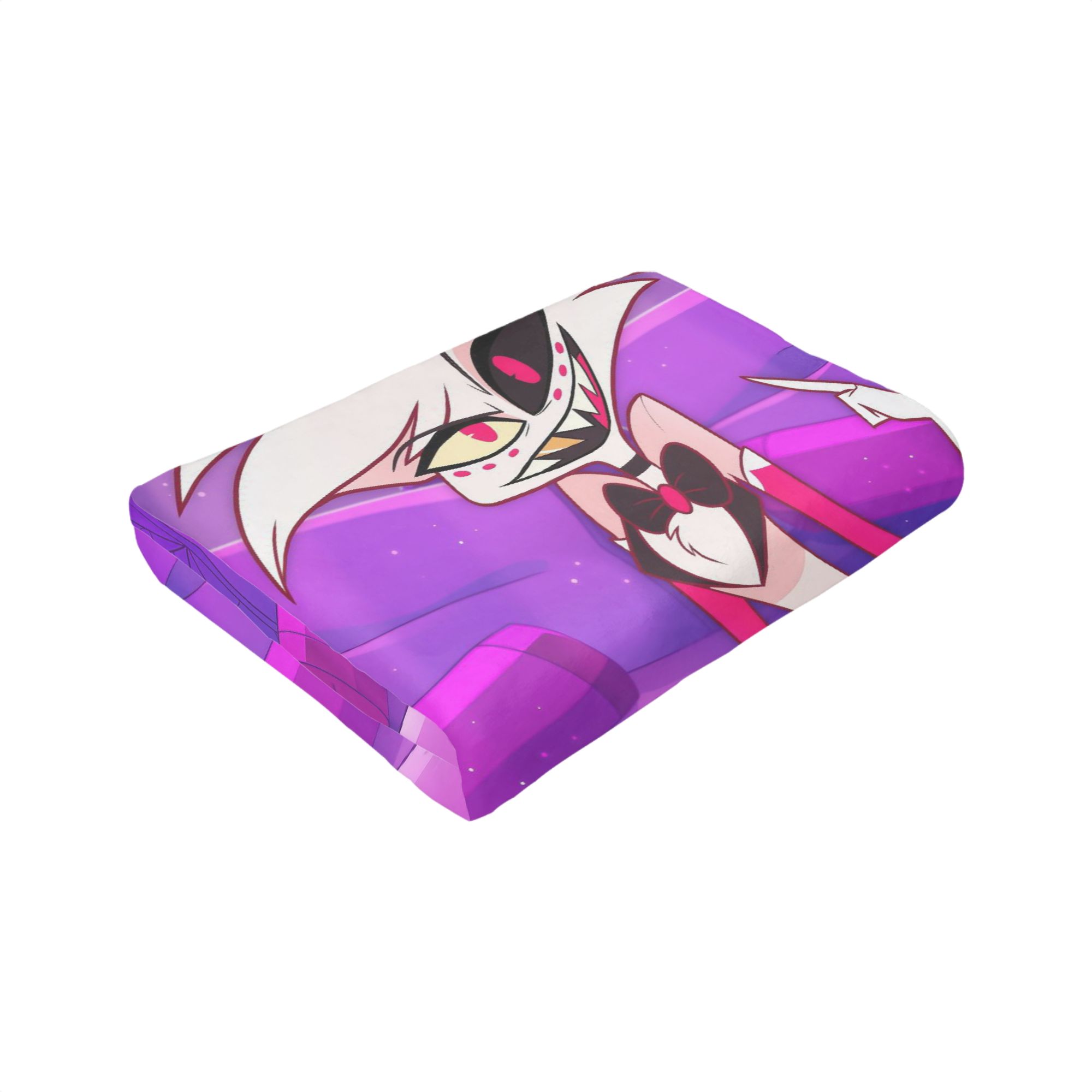 Cartoon Hazbins Hotels  Angel  - Christmas Throw Blanket のレビューと価格