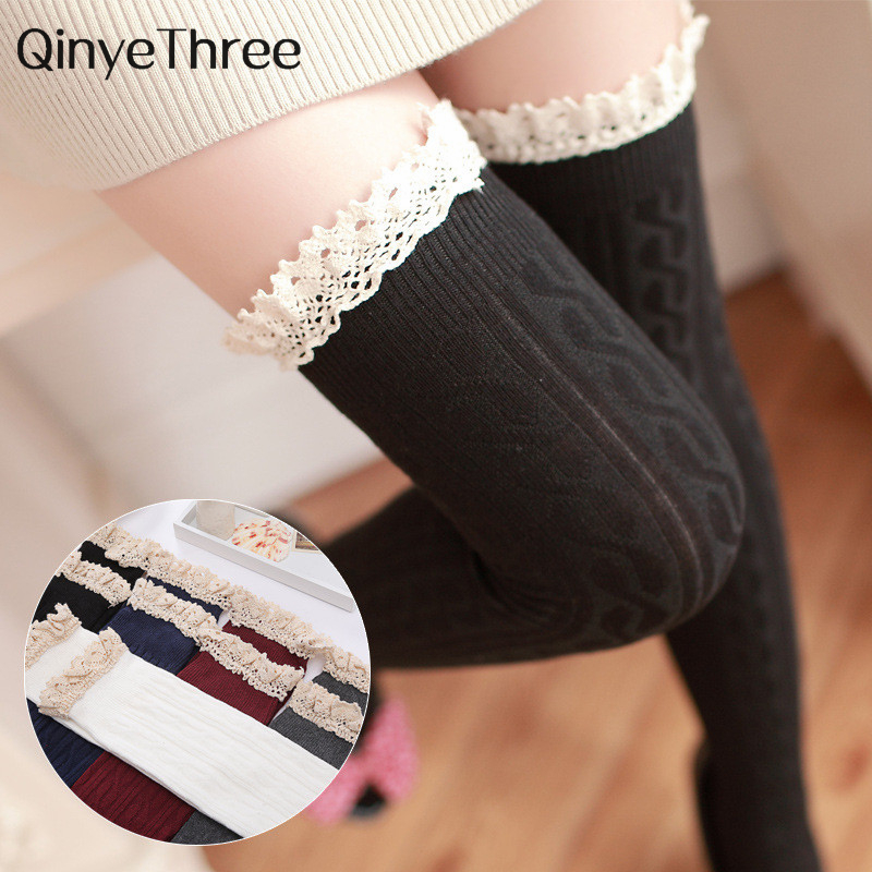 Chic Thigh High Girls Lace Dec - Christmas Stocking Hanging のレビューと価格