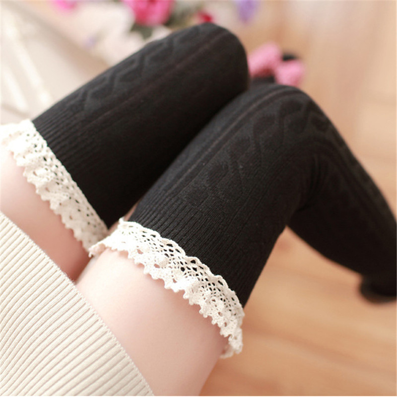 Chic Thigh High Girls Lace Dec - Christmas Stocking Hanging のレビューと価格