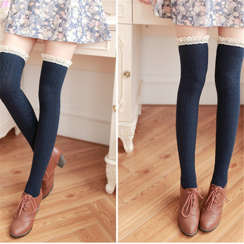 Chic Thigh High Girls Lace Dec - Christmas Stocking Hanging のレビューと価格