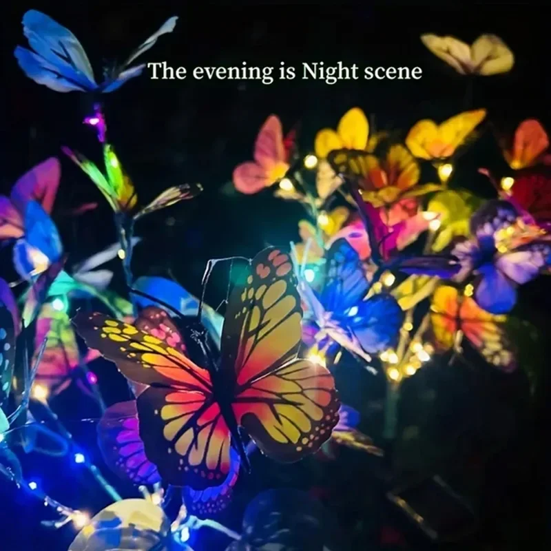 Solar LED Butterfly Garden Lig - Christmas Lights Outdoor のレビューと価格