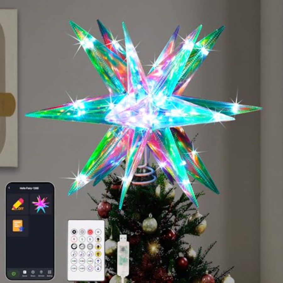 Christmas Star Tree Topper, 13 - Star Tree Topper のレビューと価格