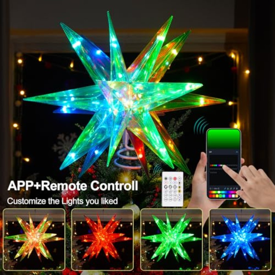 Christmas Star Tree Topper, 13 - Star Tree Topper のレビューと価格
