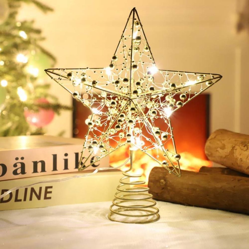 Gold/Silver LED Christmas Tree - Star Tree Topper のレビューと価格