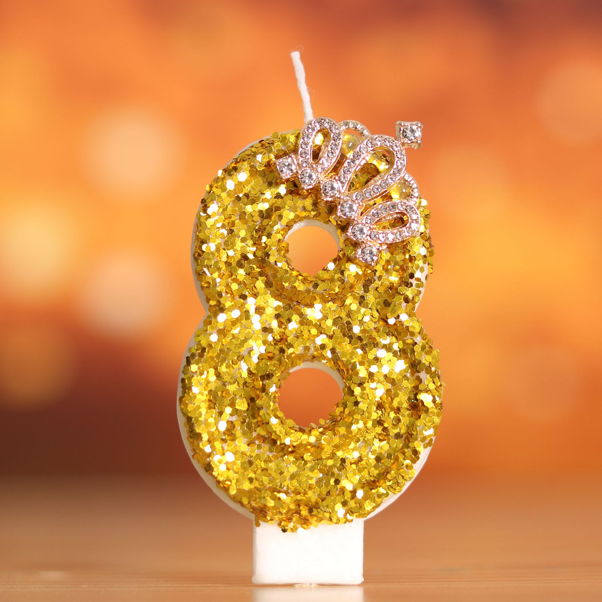 Digital Birthday Cake Gold Cro - Holiday Candle Set のレビューと価格