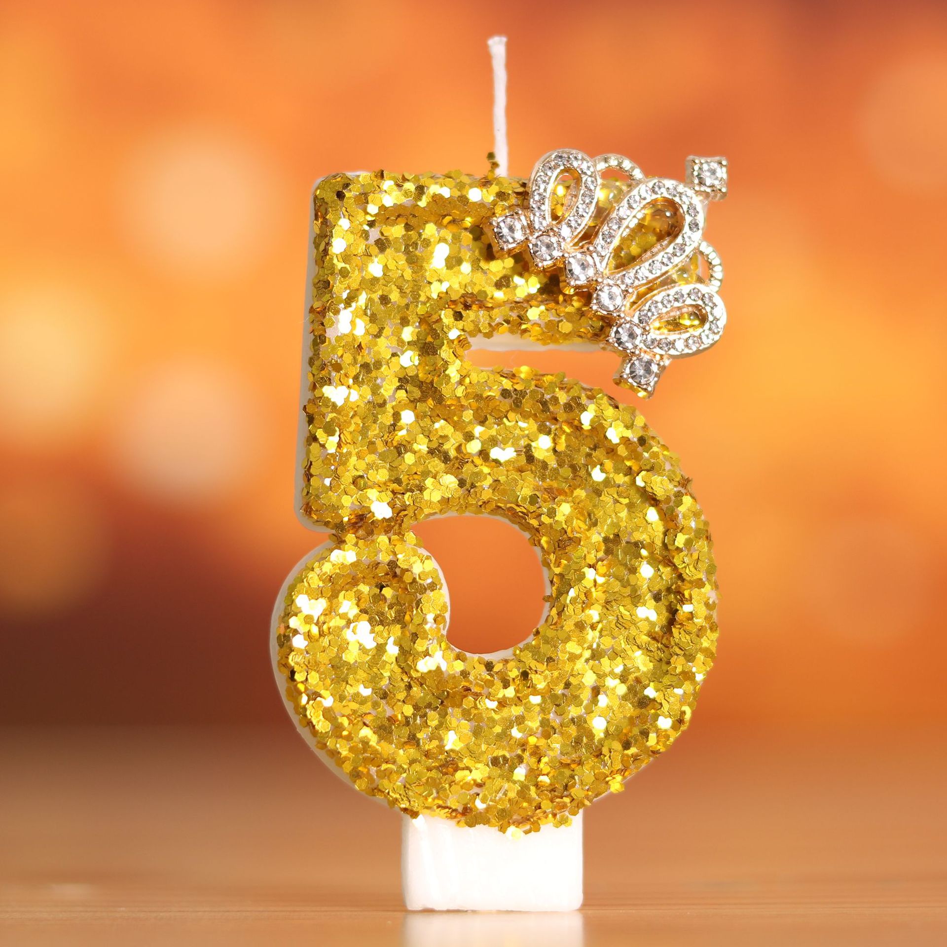 Digital Birthday Cake Gold Cro - Holiday Candle Set のレビューと価格