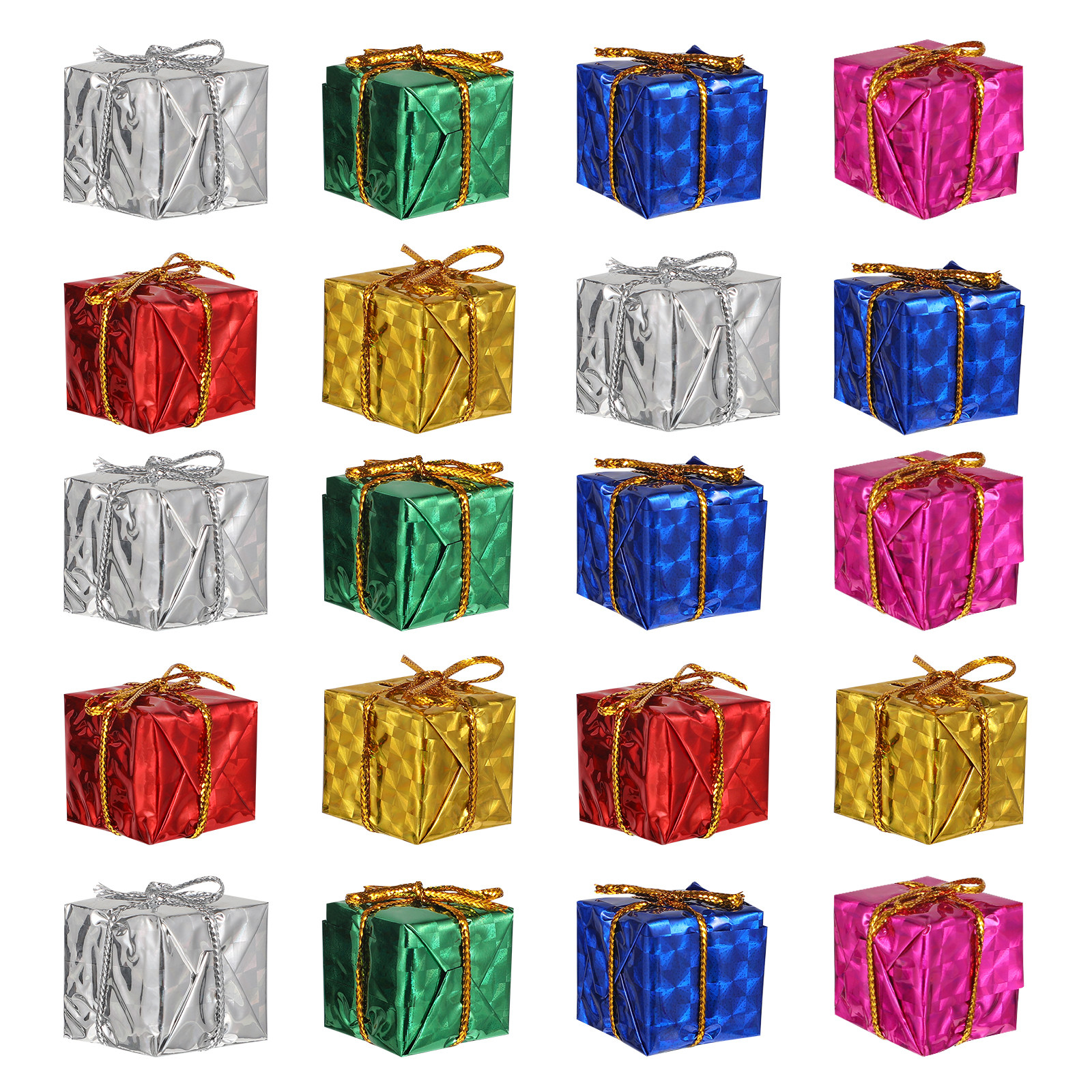 24Pcs Christmas Tree Hanging D - Gift Box Wrap Set のレビューと価格