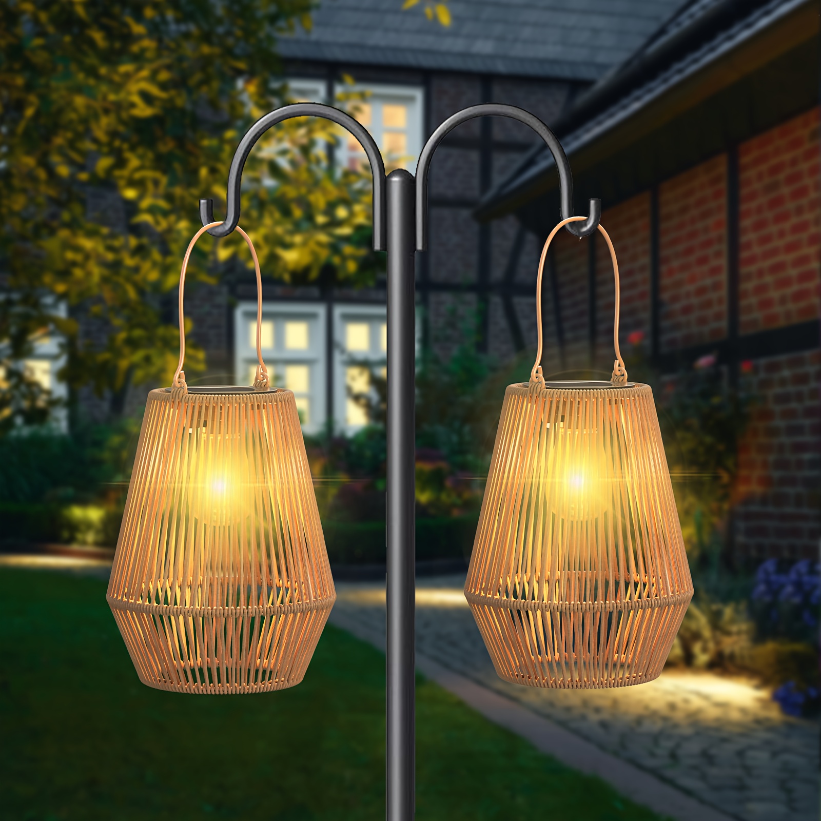 2CPS, Solar Lanterns, Outdoor  - Christmas Lights Outdoor のレビューと価格