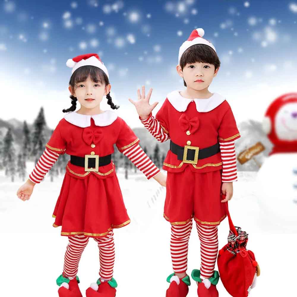 Children's Christmas Elf Set - - Elf Costume Christmas のレビューと価格