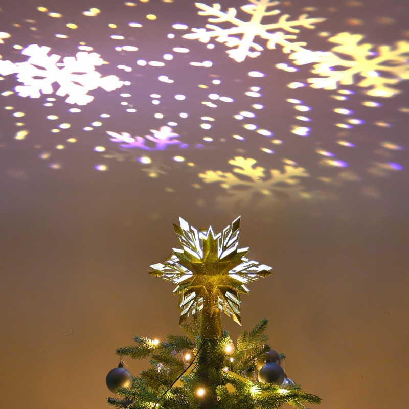LED Projection Tree Topper Sta - Star Tree Topper のレビューと価格