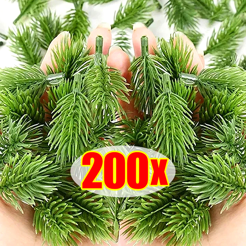 200/10Pcs Artificial Pine Need - Christmas Tree Artificial のレビューと価格