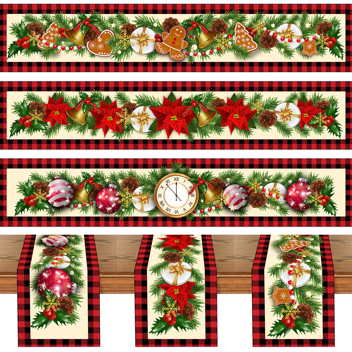 Christmas Table Runner Merry C - Christmas Table Runner のレビューと価格