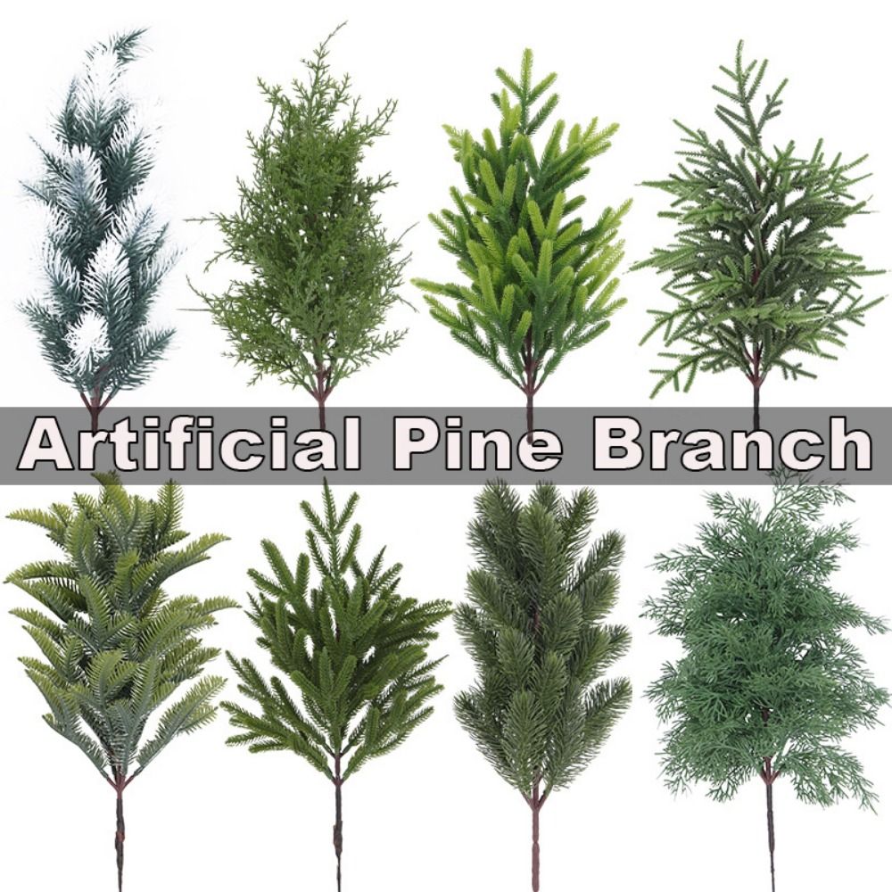 Green Artificial Pine Branch C - Christmas Wreath Fake のレビューと価格