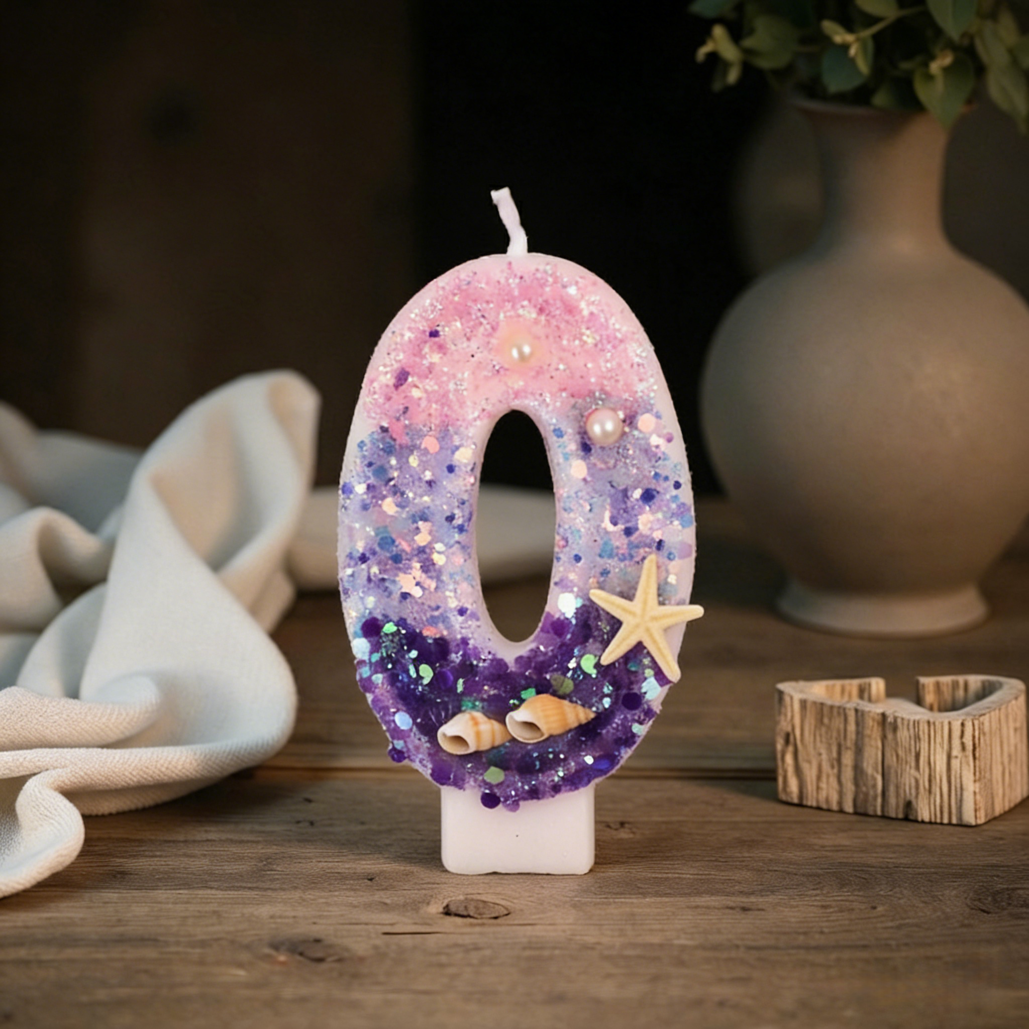 Three Color Gradient Mermaid 0 - Holiday Candle Set のレビューと価格