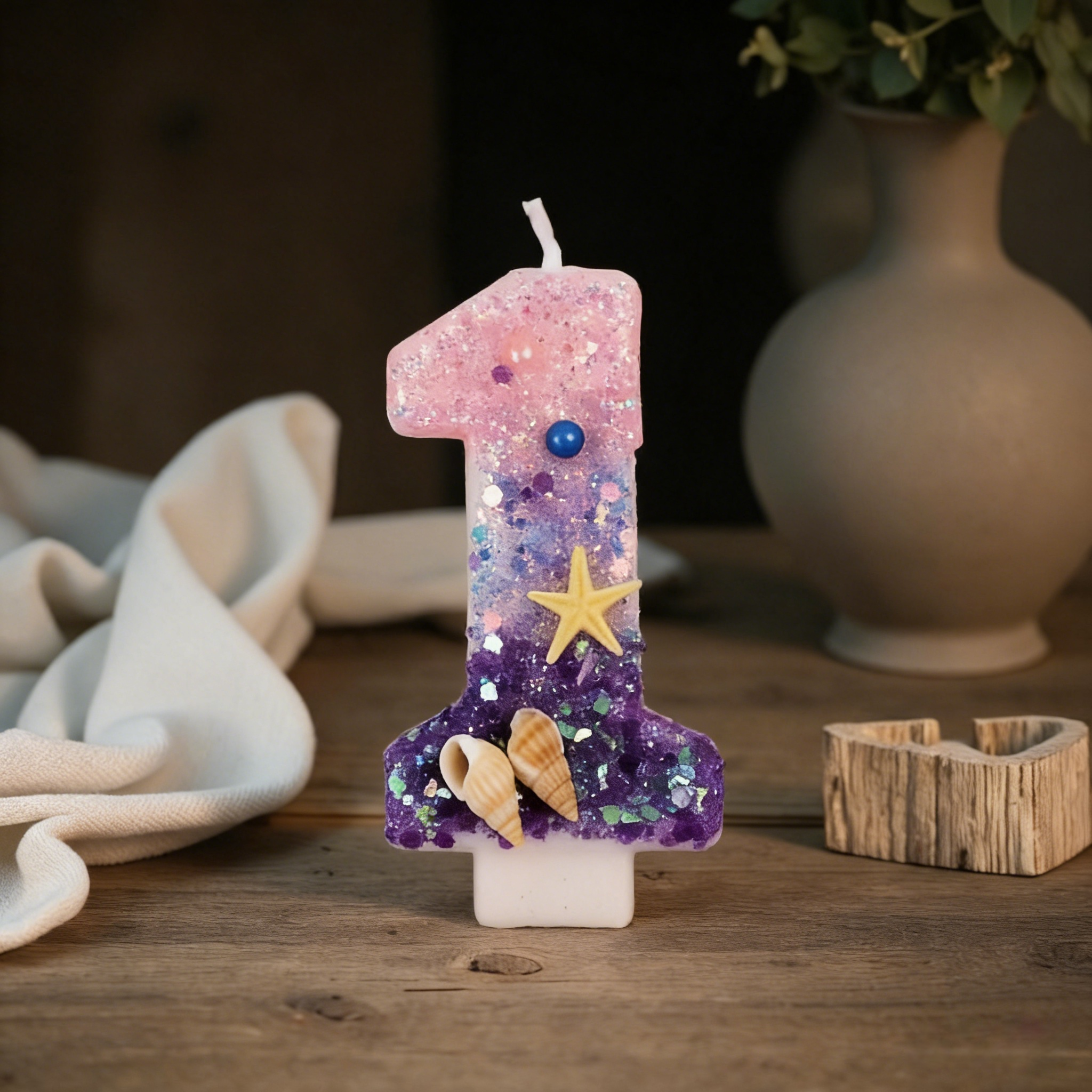 Three Color Gradient Mermaid 0 - Holiday Candle Set のレビューと価格