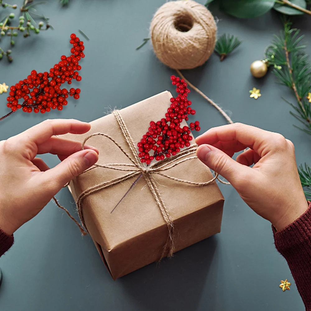 10/1Pcs Artificial Red Berries - Christmas Tree Artificial のレビューと価格