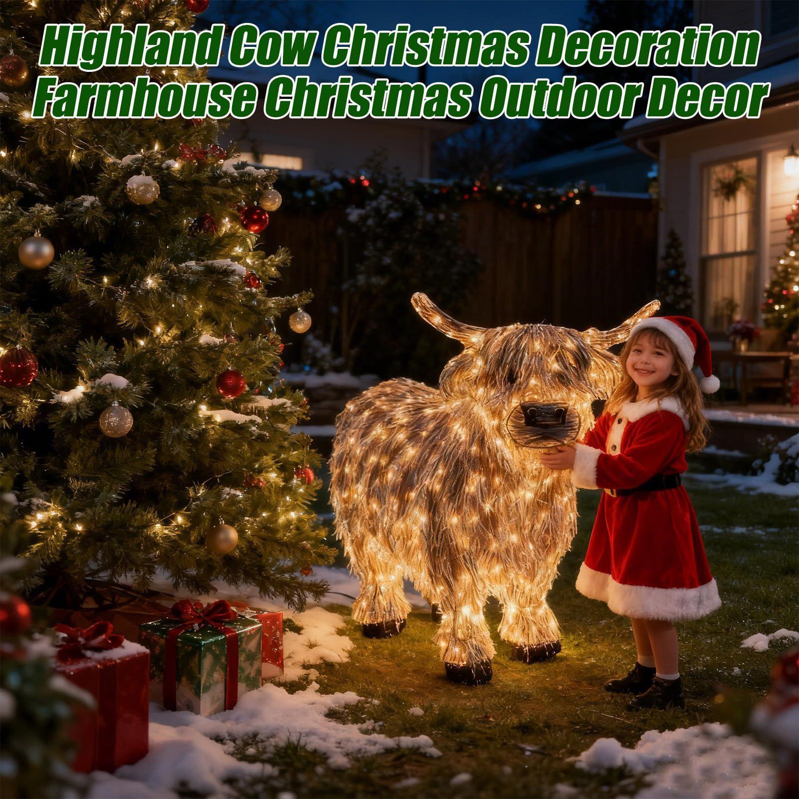 Cow Figurine Light Up 11 Inch  - Christmas Lights Outdoor のレビューと価格