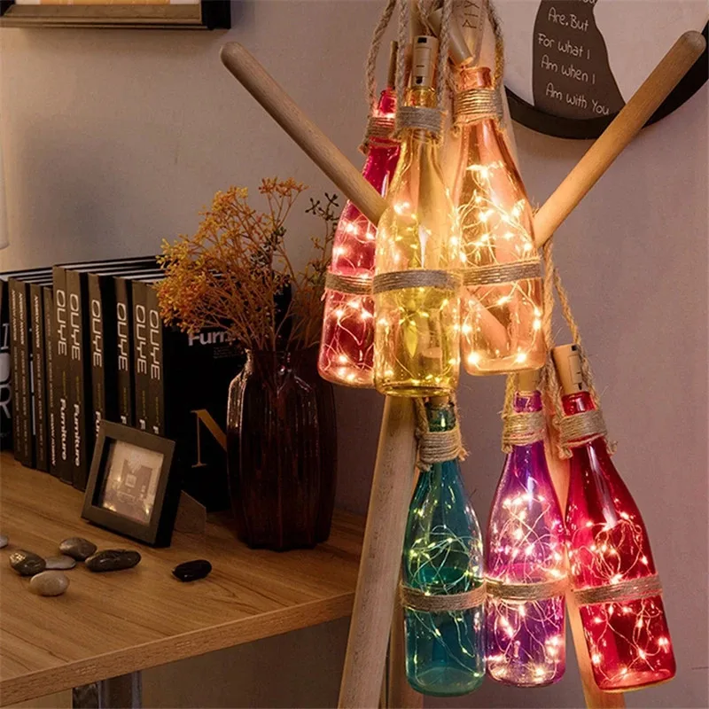 6pcs 20led Wine Bottle with Co - Led Fairy String Lights のレビューと価格
