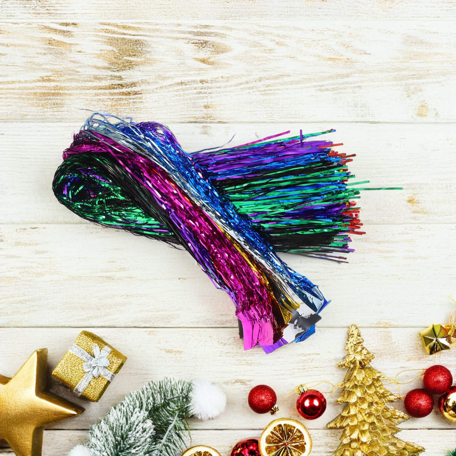 1Pack Christmas Tree Tinsel Ga - Tinsel Garland Decoration のレビューと価格