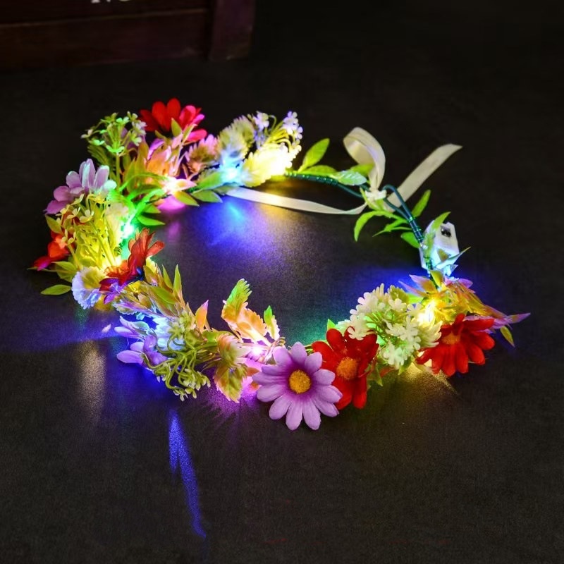 Luminous Floral Wreath LED Flo - Led Fairy String Lights のレビューと価格