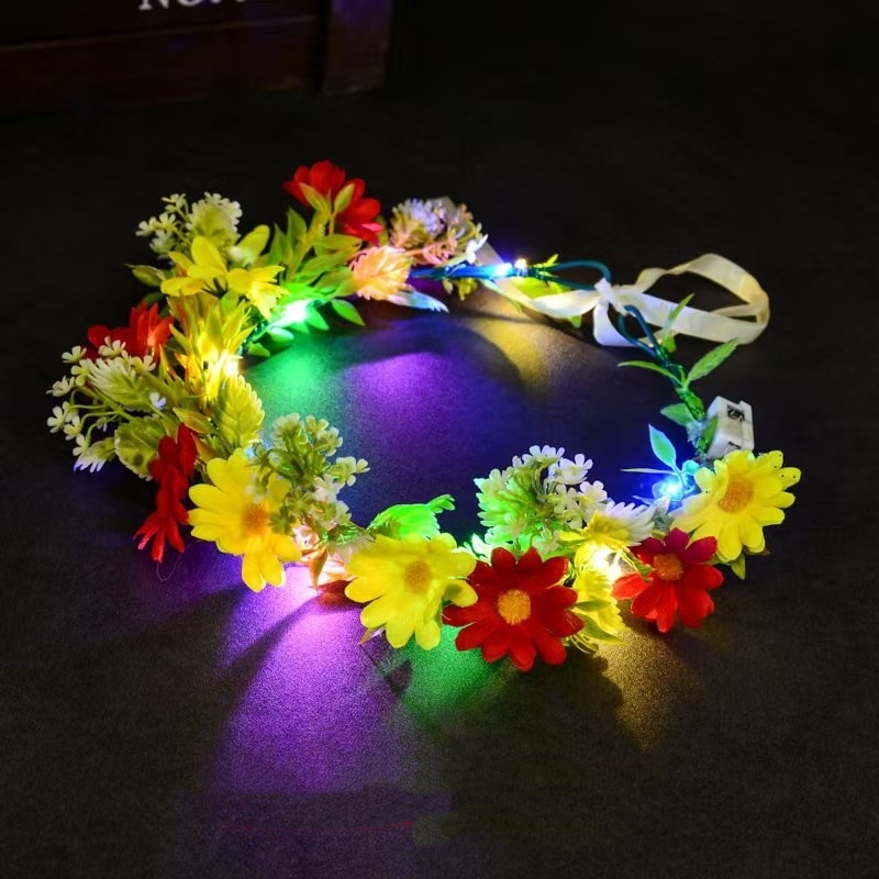 Luminous Floral Wreath LED Flo - Led Fairy String Lights のレビューと価格