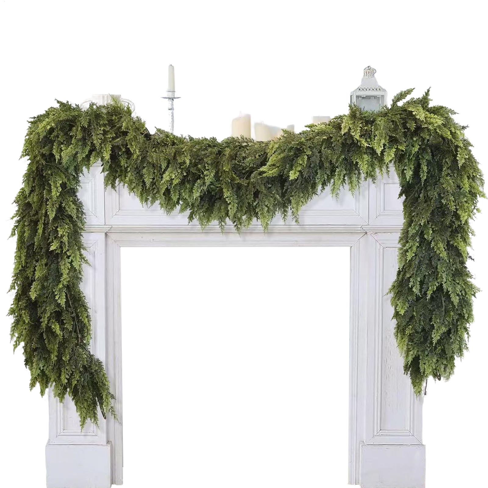 Christmas Garlands Artificial  - Christmas Wreath Fake のレビューと価格