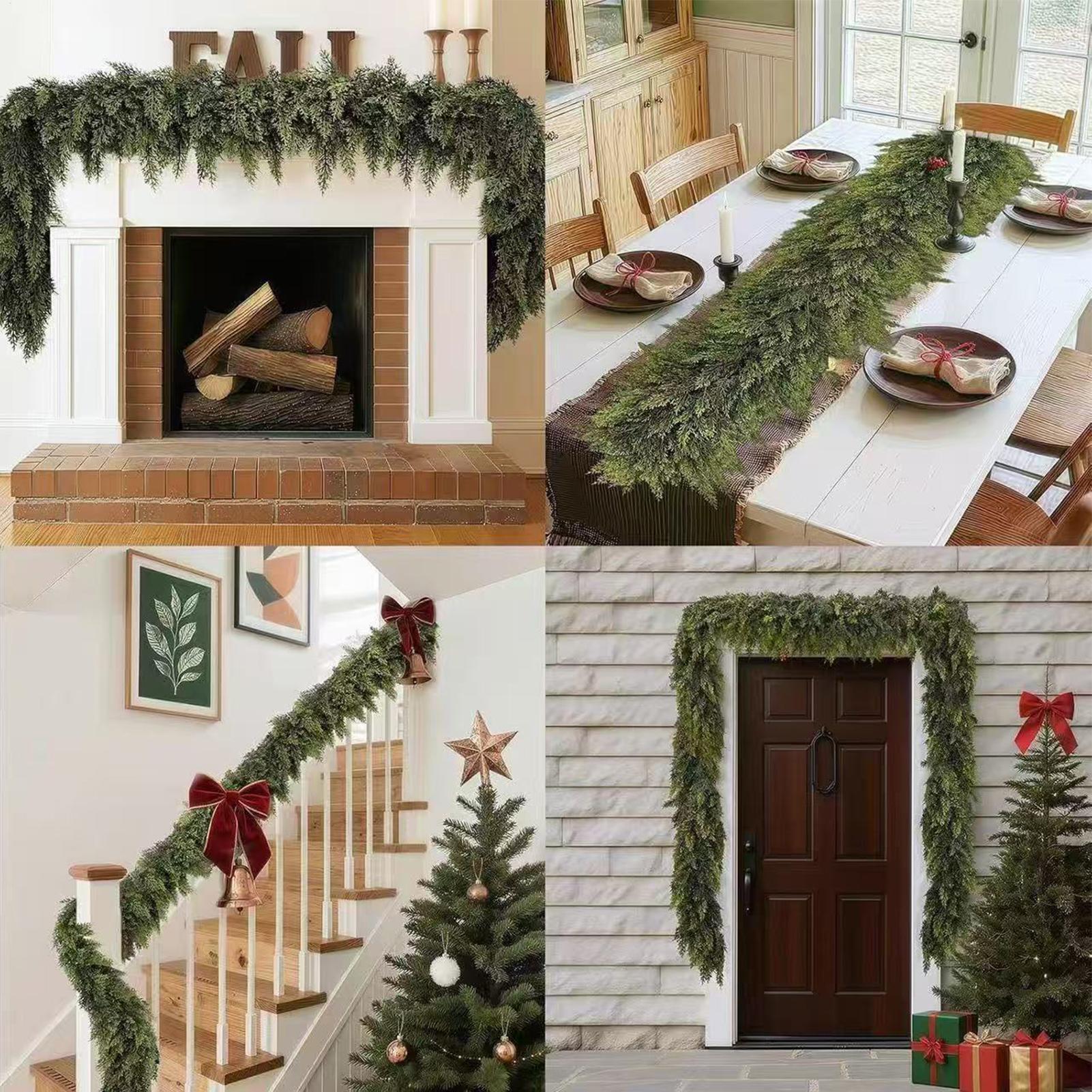 Christmas Garlands Artificial  - Christmas Wreath Fake のレビューと価格
