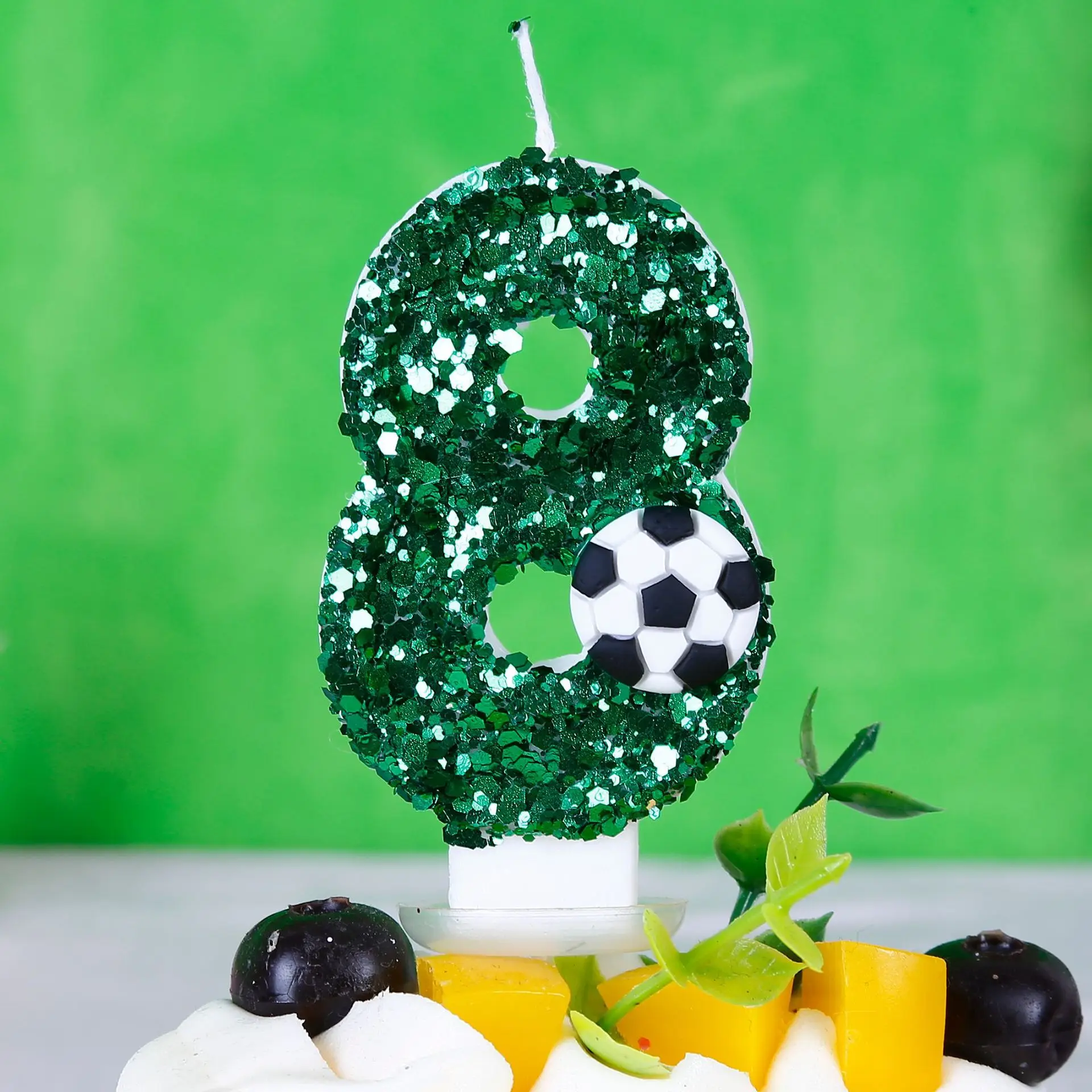 Boy Series 3D Green Football B - Holiday Candle Set のレビューと価格