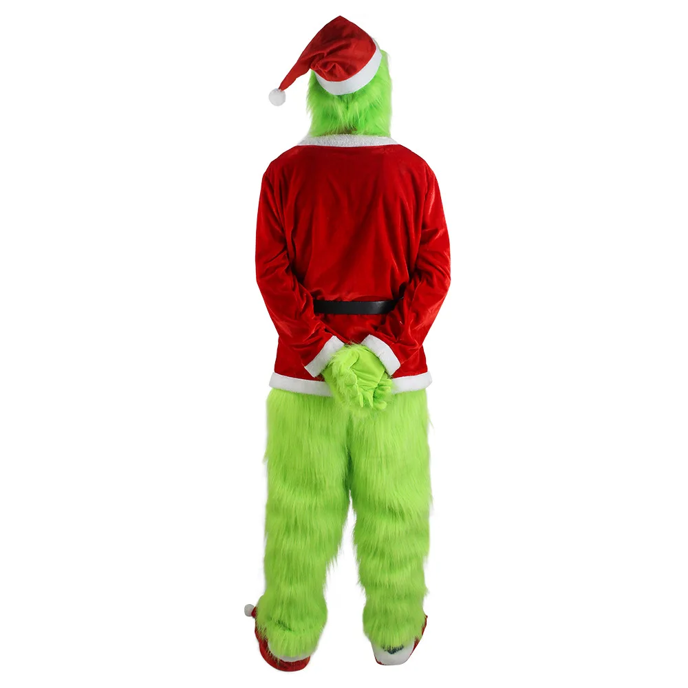 Merry Christmas Grinch Cosplay - Santa Hat Plush のレビューと価格